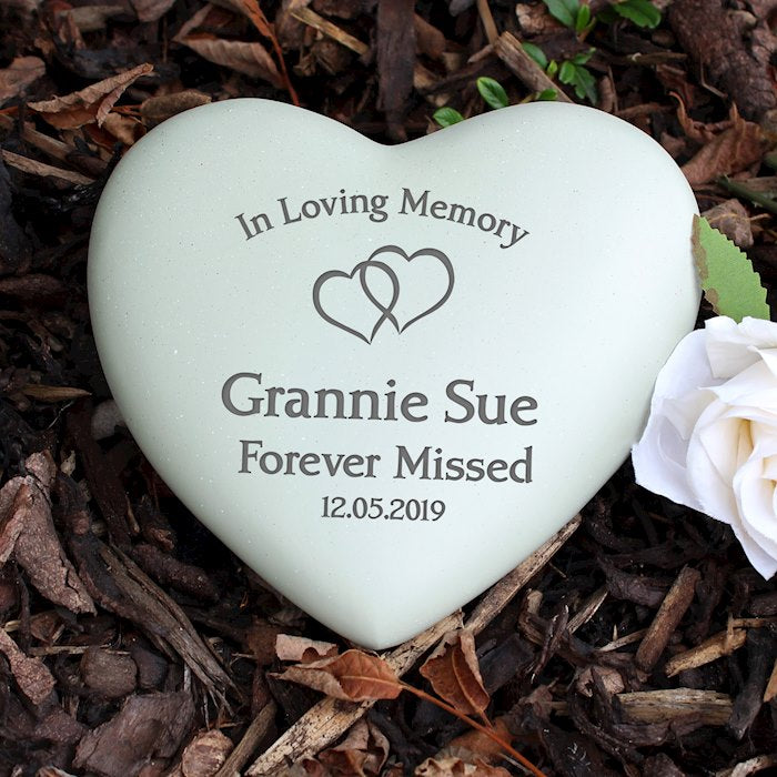 Personalised Floating Hearts Heart Memorial - Myhappymoments.co.uk