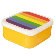 Rainbow Set of 3 Reusable BPA Free Plastic Lunch Boxes 