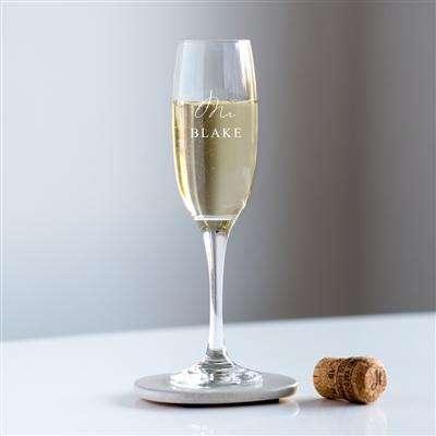 Personalised Wedding Glass Set - Myhappymoments.co.uk