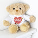 Personalised Be My Valentine Confetti Hearts Teddy Bear - Myhappymoments.co.uk