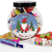Personalised Tartan Santa Sweet Jar