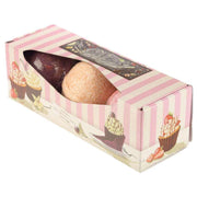Set of 3 Cupcake Bath Buns Bath Bombs - Sweet Scents - Myhappymoments.co.uk
