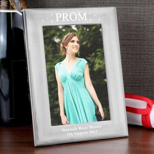 Personalised Prom Night Photo Frame Silver 4x6 - Myhappymoments.co.uk