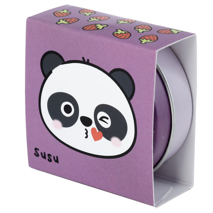 Adoramals Panda Lip Balm in a Tin