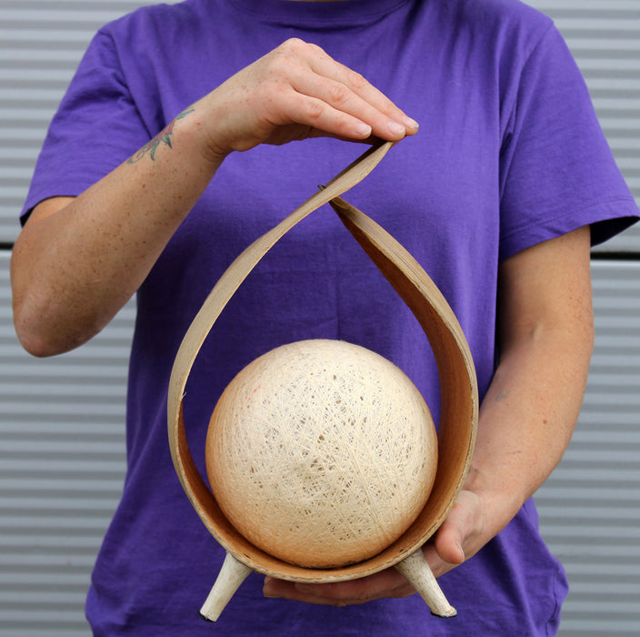 Natural Coconut Lamp - Natural Wrapover