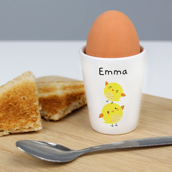 Personalised Easter Chicks Egg Cup | Easter Gift