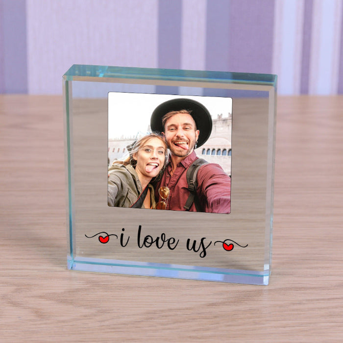 I Love Us Photo Gift Plaque