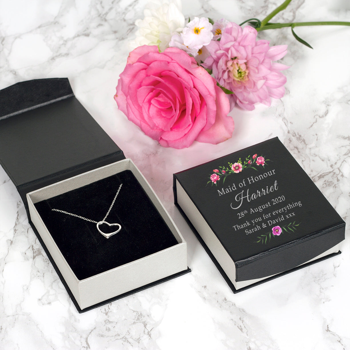 Women’s Necklaces With Personalised Gift Box