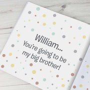 Personalised Big Brother Sibling Story Book - Myhappymoments.co.uk