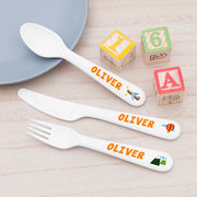Personalised Children's Adventure Cutlery Set