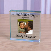 First Father’s Day Together Photo Gift Plaque