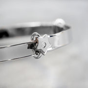Personalised Sterling Silver Christening Bracelet