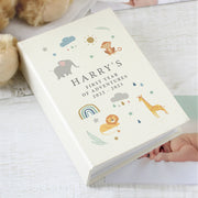 Personalised Safari Animals Baby Photo Album with Sleeves - 6x4