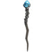 Silver Claw Wand with Blue Gem