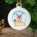 Personalised Rudolph Christmas Bauble - Myhappymoments.co.uk
