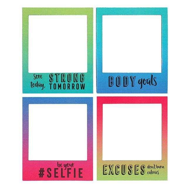 Set Of Four Motivational Magnetic Picture Frames - Myhappymoments.co.uk