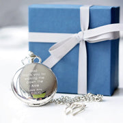 Personalised Dual Opening Pocket Watch