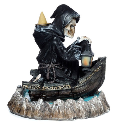 The Reaper Boatman of Death Backflow Incense Burner