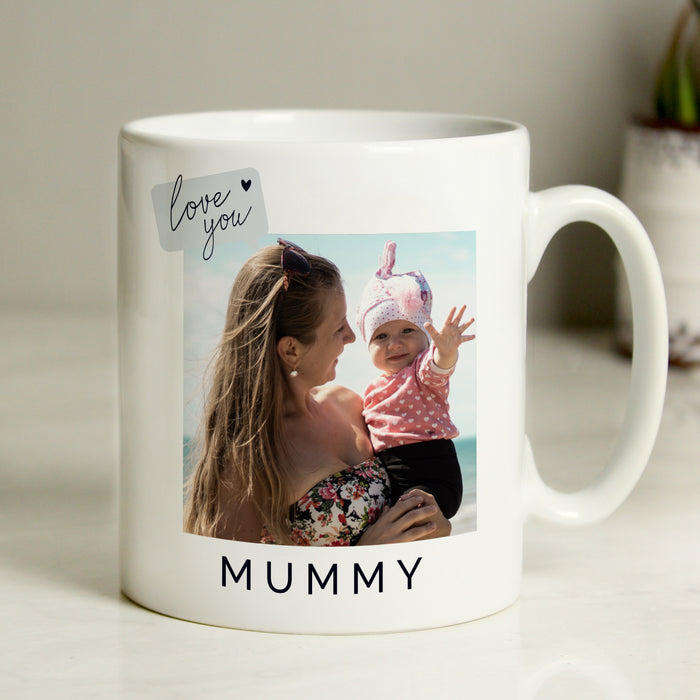 Personalised Love You Photo Upload Mug | Romantic Anniversary Gift