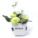 Soap Flower Bouquet Petite Flower Pot - Pastel Green