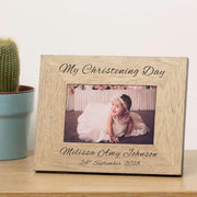 Personalised My Christening Day Photo Frame
