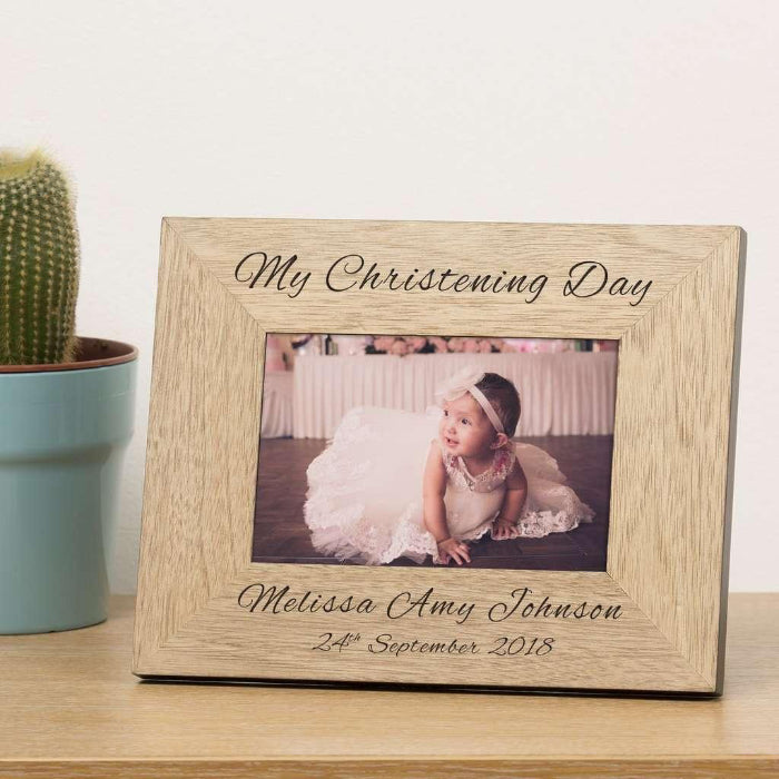 Personalised My Christening Day Photo Frame