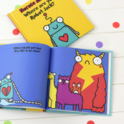 Personalised Flossy and Jim Where are you Robot? Book - Myhappymoments.co.uk