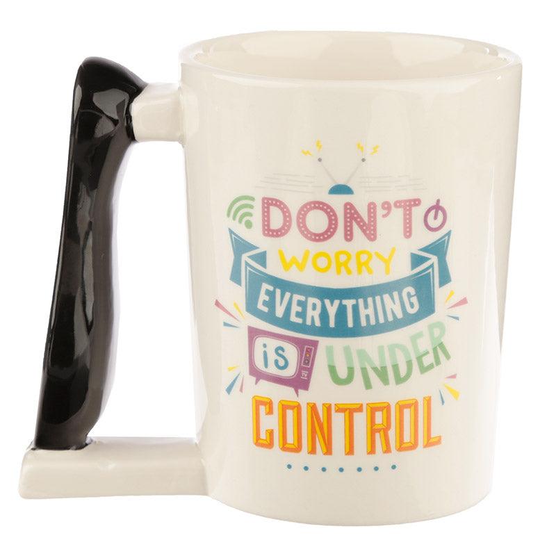 TV Remote Control Shaped Handle Mug