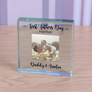 First Father’s Day Together Photo Gift Plaque
