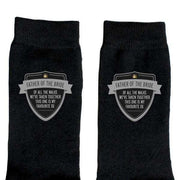 Personalised Classic Shield Men's Socks - Myhappymoments.co.uk