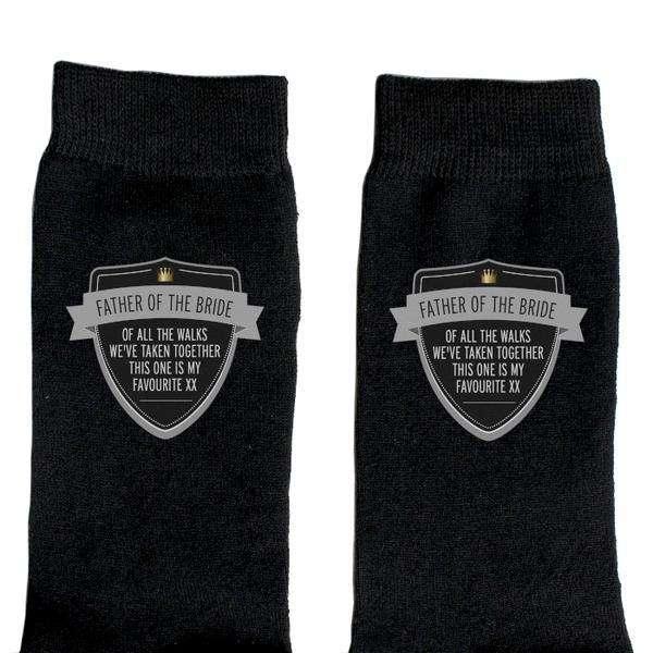 Personalised Classic Shield Men's Socks - Myhappymoments.co.uk