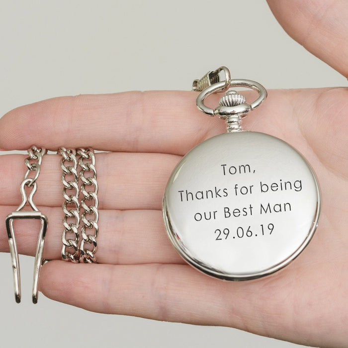 Personalised Pocket Watch - Pukka Gifts