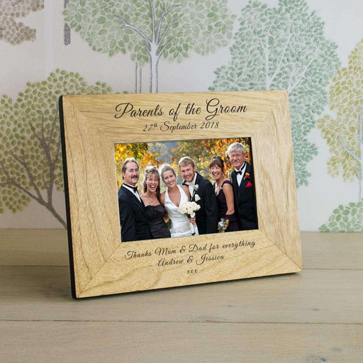 Personalised Parents Of The Groom Photo Frame - Myhappymoments.co.uk