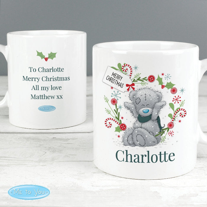 Personalised Me to You Christmas Mug For Grandad Dad