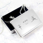 Personalised Ballerina Rectangular Jewellery Box
