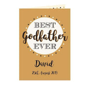 Personalised Best Godfather Card - Myhappymoments.co.uk