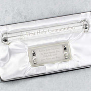 Personalised First Holy Communion Silver Plated Certificate Holder
