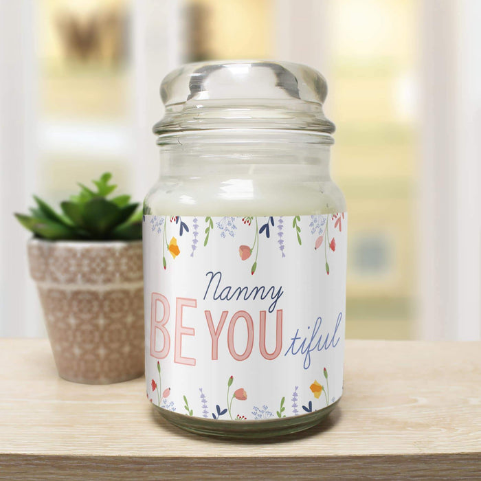 Personalised Be-you-tiful Candle Jar