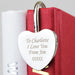 Personalised Silver Heart Bookmark - Myhappymoments.co.uk