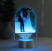 Personalised Free Text LED Colour Changing Light