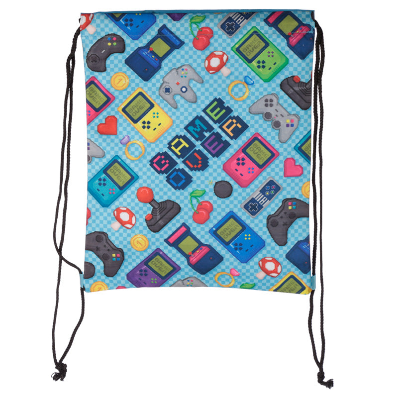 Retro Gaming Drawstring Bag - Myhappymoments.co.uk