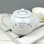 Personalised Floral Bird Teapot - Myhappymoments.co.uk