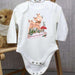 Personalised Christmas Fawn Long Sleeved Baby Vest - Myhappymoments.co.uk