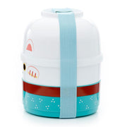 Maneki Neko Lucky Cat Stacked Round Bento Lunch Box