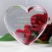 Personalised Clear Acrylic Heart Christmas Tree Decoration - Myhappymoments.co.uk