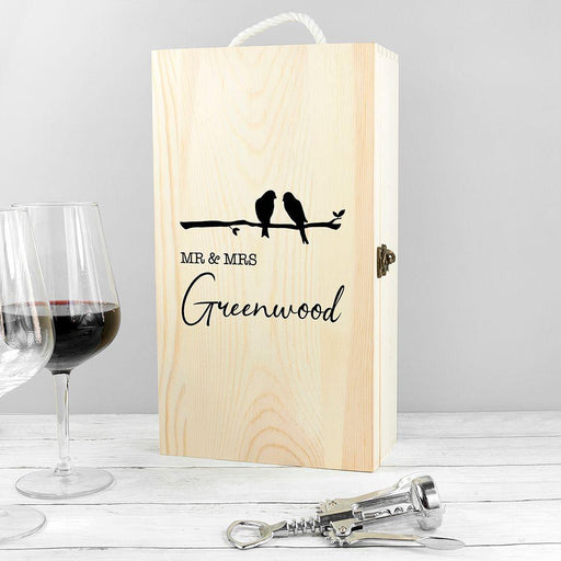 Personalised Couples Double Wine Box - Pukka Gifts