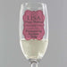 Personalised Vintage Champagne Glass Flute - Myhappymoments.co.uk