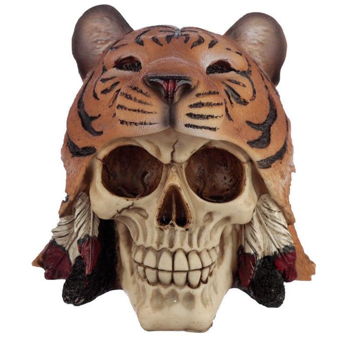 Tiger Headdress Skull Ornament