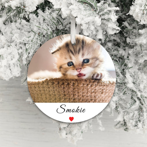 Personalised Pet Photo Christmas Decoration