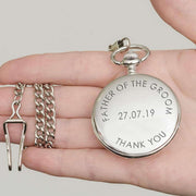 Engraved Any Message Pocket Fob Watch